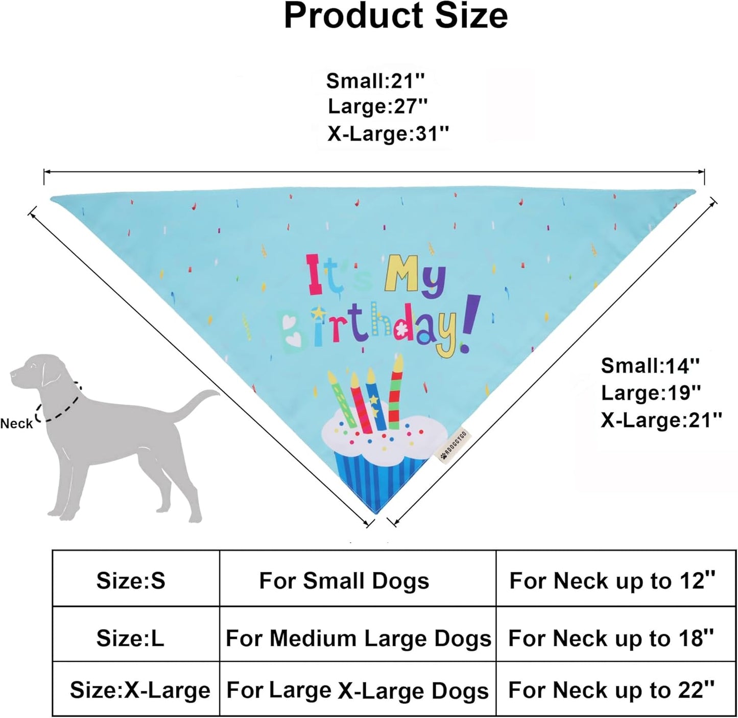 Dog Birthday Bandana Scarf and Dog Girl Boy Birthday Party Hat with Cute Dog Bow Tie Collar for Small Medium Dog Pet