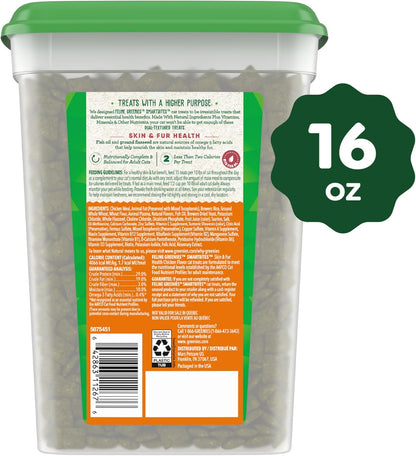 Feline SMARTBITES Healthy Skin and Fur, Chicken and Salmon Flavors, All Bag Sizes