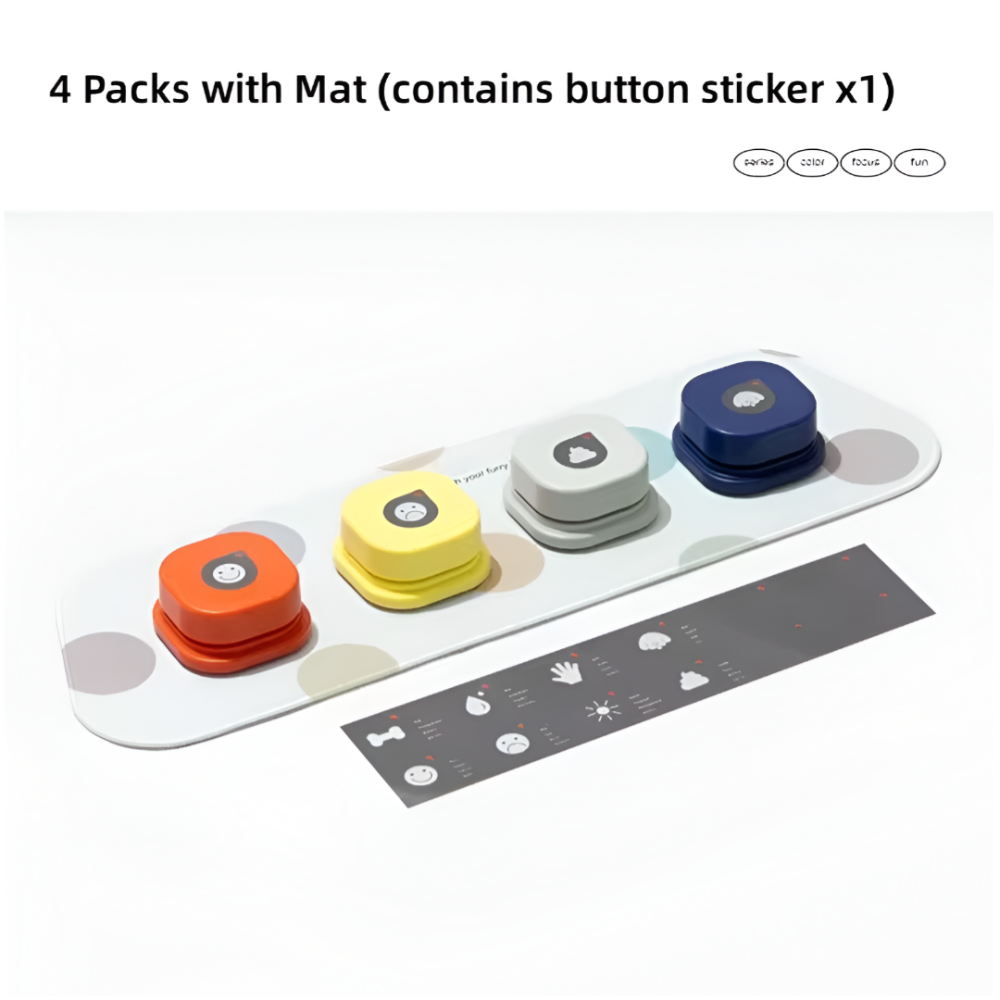 TalkiPaws Smart Button Set – Teach Your Pet to Speak with a Paw