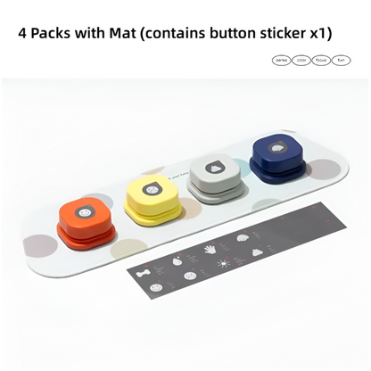 TalkiPaws Smart Button Set – Teach Your Pet to Speak with a Paw